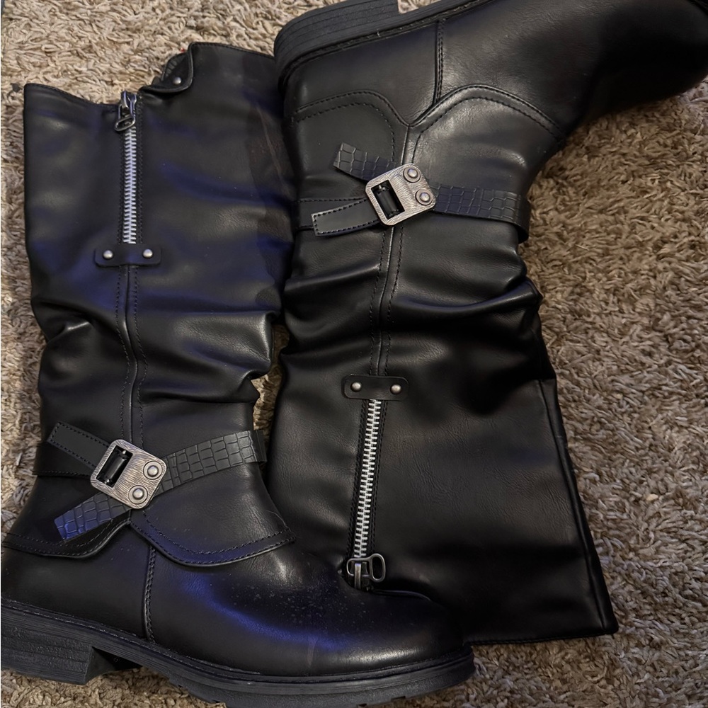 Elegant Black Over the Knee Boots